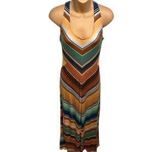 NWT American Rag Colorful Chevron Striped Maxi Dress- Size: Small